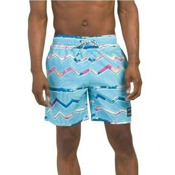 Maui and Sons Zig Zag Cruzer Swimming Trunks | S - Picture 1 of 5